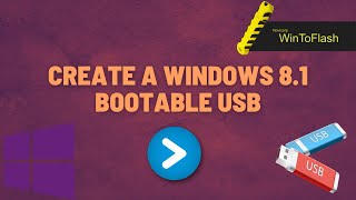 How to create a Windows 81 Bootable USB  Level 1 [upl. by Helbonna]