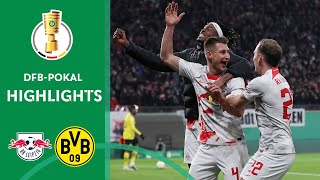 Incredibly strong Leipzig knocks BVB out  RB Leipzig vs Dortmund 20  Highlights  DFBPokal [upl. by Sida205]