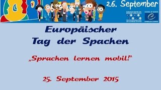 Europäischer Tag der Sprachen 2015 [upl. by Blas]