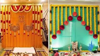 Seemantham decor  Seemantham backdrop ideas  Seemantham decoration ideas [upl. by Aimac]