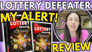 LOTTERY DEFEATER ❌MY ALERT❌ Lottery Defeater Reviews  Lottery Defeater Software System [upl. by Cheke]