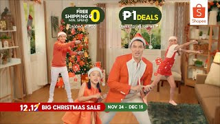 Shopee 1212 Big Christmas Sale with Ding Dong amp Zia Dantes [upl. by Ddahc]