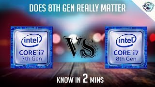 intel 8th gen vs 7th gen laptop [upl. by Wallache]