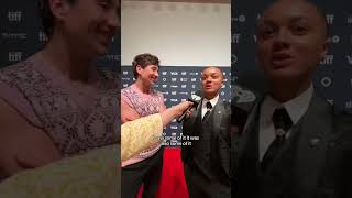 Barry Keoghan amp Nykiya chat about Jacob Elordi being tall amp Sabrina Carpenter music video 👏 tiff [upl. by Moffat]