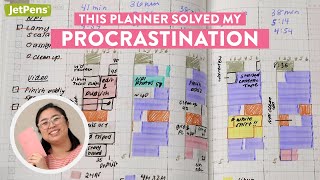 Chronic Procrastinator Tracks Her Time ⏰  How Ann uses the Kokuyo Jibun Techo Planner ✨ [upl. by Yerhcaz]