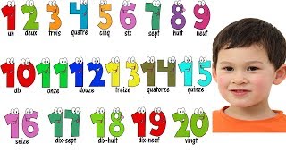 Learn to Count numbers 120 in French  Learn Numbers and Counting 110 [upl. by Culosio]