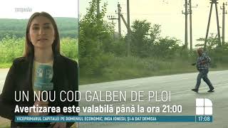 Rupere de nori în Moldova O NOUĂ ZI UN NOU COD GALBEN de PLOI şi VIJELIE [upl. by Danya370]