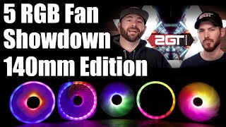 Five RGB Fan Showdown  140MM Edition [upl. by Ynar]