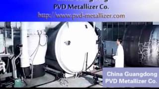 Horizontal Cathodic Arc PVD Coater [upl. by Izy]