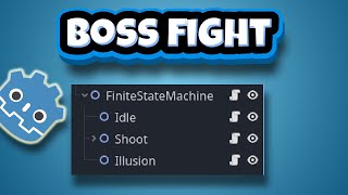 Boss Fight with Finite State Machine  Godot 4 [upl. by Neerahs351]