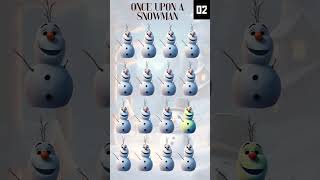 Spot the Difference Fun Once Upon a Snowman Puzzle Challenge for Kids [upl. by Ioves]