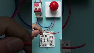 Oneopening fivehole wiring sharing Electrician Switch and socket wiring method [upl. by Ealasaid81]