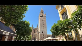 Seville Cathedral Main Hall Columbus Tomb and Roof Top [upl. by Plossl]