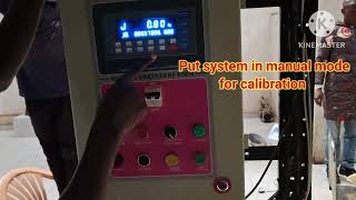 HiTech009 weighing Machine Controller Calibration Make HiTech Model 009 with English subtitle [upl. by Aticilef681]