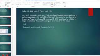 MS Dynamics AX 2012 Development Training Video  What is Microsoft Dynamic Ax [upl. by Lebama]