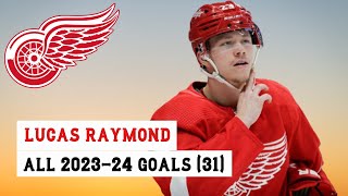 Lucas Raymond 23 All 31 Goals of the 202324 NHL Season [upl. by Puklich764]