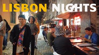 Lisbon’s Bairro Alto at Night A Walking Tour of Lisbon’s Vibrant Nightlife 🌃🎶🇵🇹 2024 [upl. by Dupuis]