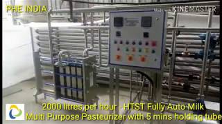 Milk pasteurizer 2000 litres per hour fully automatic [upl. by Davon]