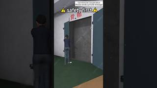 Safety Animation video 3D animation safetyfirst safetyanimation safetyshorts cartoon accident [upl. by Eberhard976]