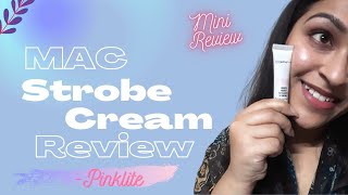 MAC STROBE CREAM REVIEW PINKLITE [upl. by Akiemahs]