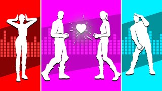 ALL NEW FORTNITE TIKTOK DANCES EMOTES Icon Seires Dances [upl. by Schmitz]