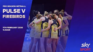 Pulse v Firebirds  Netball  Sky Sport [upl. by Okiron]