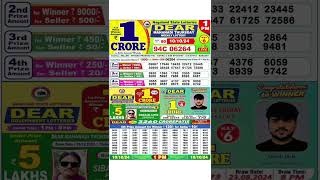 DEAR LOTTERY SAMBAD MORNING 1 PM RESULT TODAY LIVE DRAW ON 10102024 NAGALAND [upl. by Duomham]