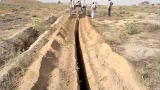 Trench Digger Trencher India [upl. by Hareemas]