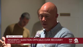 US Rep Brian Mast meets with Palm Beach County tornado victims [upl. by Alicirp775]