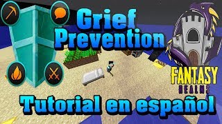 Tutorial Grief Prevention Server Plugin Minecraft ESPAÑOL  MrWesiim X [upl. by Ahgiel87]