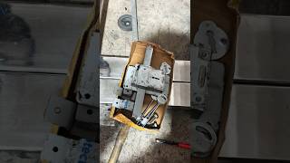 Lock 🔐 Double door lock  steel door lock Central lock install shorts viralvideo steel [upl. by Acimehs]