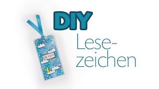 DIY Lesezeichen mit Stempeln selber machen [upl. by Elberta]