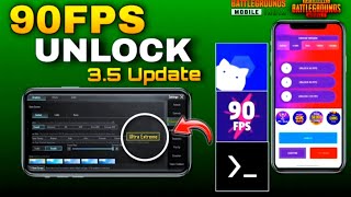 90 FPS Best GFX TOOL For BgmiPubg  New 35 Update  How To Unlock 90 Fps In PUBG BGMI 🔥✔️ [upl. by Yecad]