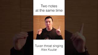 Tuvan throat singing [upl. by Plate]