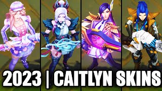 All Caitlyn Skins Spotlight Rework 2021 League of Legends [upl. by Atiuqrahs]