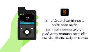 MiniMed™ 780G järjestelmä SmartGuard™toiminnosta poistuminen ja siihen palaaminen [upl. by Veats]