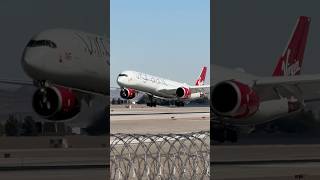 Virgin 85 Heavy Airbus A3501000 arrives at Las Vegas LAS  GVNVR  planespotting [upl. by Greg]