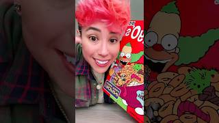 PROBÉ el CEREAL PROHIBIDO de KRUSTY EL PAYASO😱🤡 [upl. by Kahlil396]