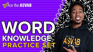 How to Practice for the ASVAB Word Knowledge 2024 [upl. by Akirat186]