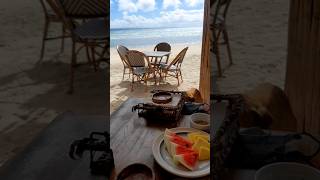 3 Day Breakfast in Amihan Beach Cabanas Bantayan Island shorts philippines cebu [upl. by Ailyn]