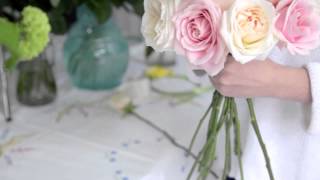 How to make a Rose Hand  tied Bridal Bouquet [upl. by Season615]