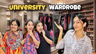 My University Wardrobe Tour 😍 Back to University Shopping 🛍️  Dost Ney Surprise Dia😭Sistrology [upl. by Viviyan]