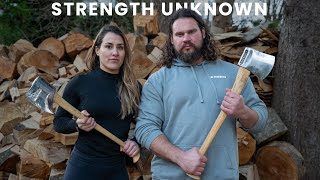 Worlds Strongest Man VS Wood Chopping Champion Basque Country Ep 2  Strength Unknown [upl. by Airliah]