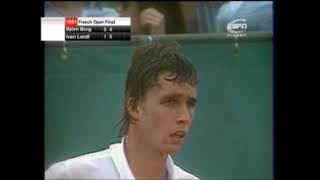 Bjorn Borg vs Ivan Lendl  Roland Garros Final 1981 [upl. by Elsy]