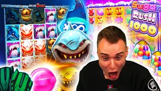 Heftige Gewinne bei Razor Shark amp Sugar Rush 🎯🍭  Casino Slot Stream Highlights [upl. by Ymmij461]