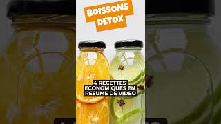 4 Boissons Détox Faciles à Faire Chez Soi 🌱  Recettes DIY Santé et Minceur [upl. by Selie]