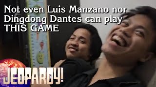 Jeopardy Sa Pinas Highlights  Not even Luis Manzano nor Dingdong Dantes can play THIS GAME [upl. by Divod]