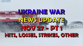 Ukraine War Update NEWS 20231127a Pt 1  Overnight amp Other News [upl. by Rebmik]