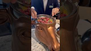 How to make steak tartare tableside [upl. by Onairot]