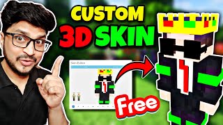 How To Make Custom 3D Minecraft Skin For Java amp PE  How to make Skin like Senpaispider [upl. by Hcardahs]